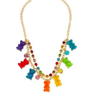 Betsy Johnson Gummy Bear Necklace, never worn brand new